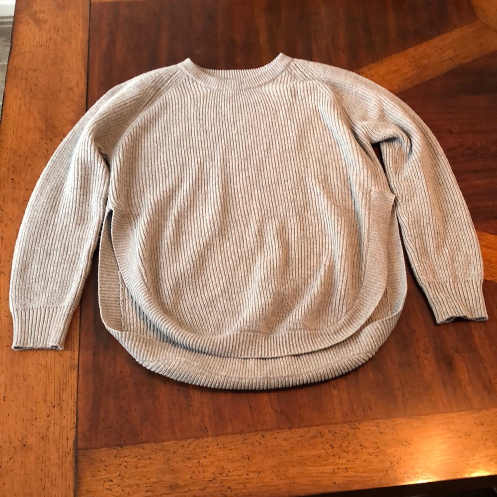 Chunky knitted sweater